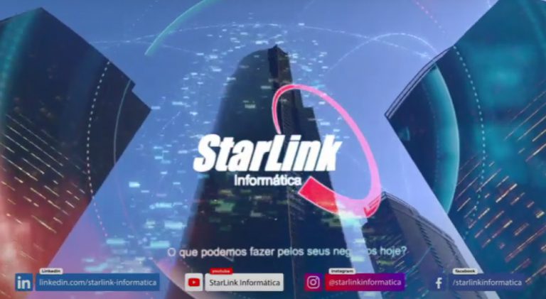 "Novo video institucional da StarLink Informática, lançado em 2021, clique para assitir"